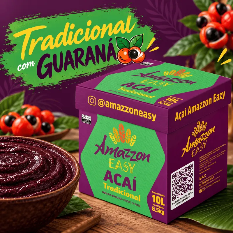 ACAI COM GUARANA 10L